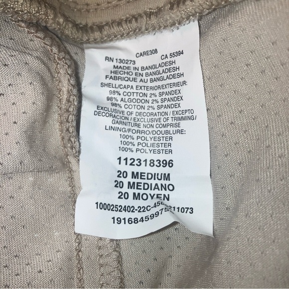 Lee Womens Size 20 Plus Size Oxford Tan Comfort Waist Band Skort. New With Tags - Picture 6 of 7